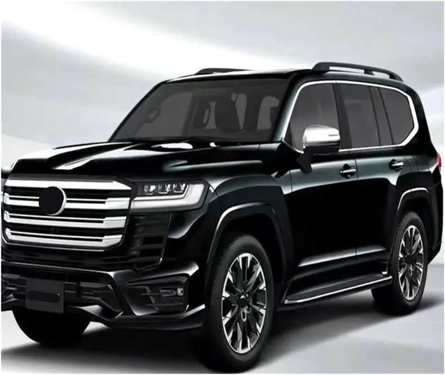 2 個サイドステップナーフバーランニングボードランドクルーザー