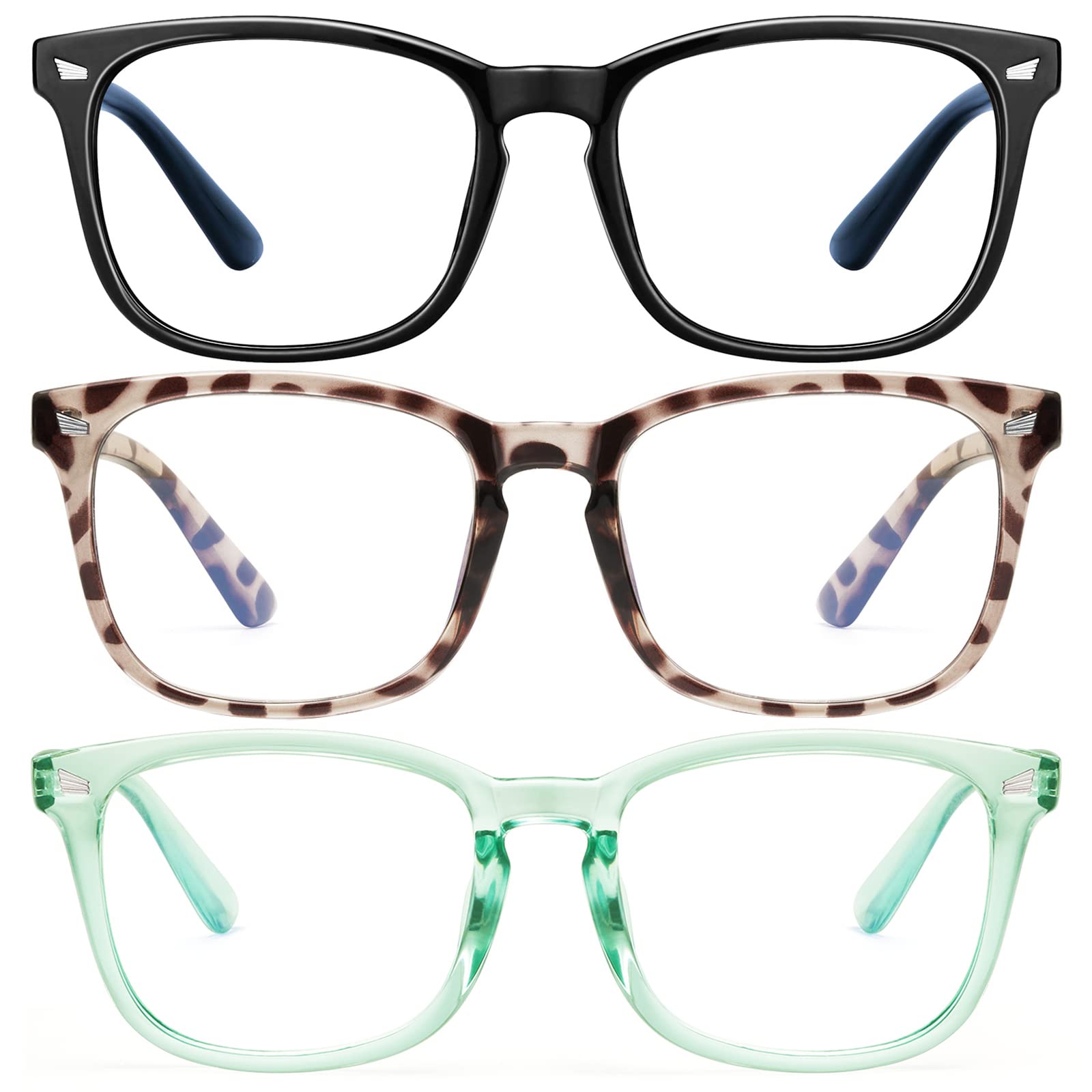 hunsquer Blue Light Glasses for Woman/Men Computer Blue Light Glasses