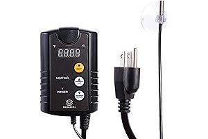 Digital Heat Controller Thermostat Temperature Controller for Plants, Reptiles, Fermentation, and Brewing