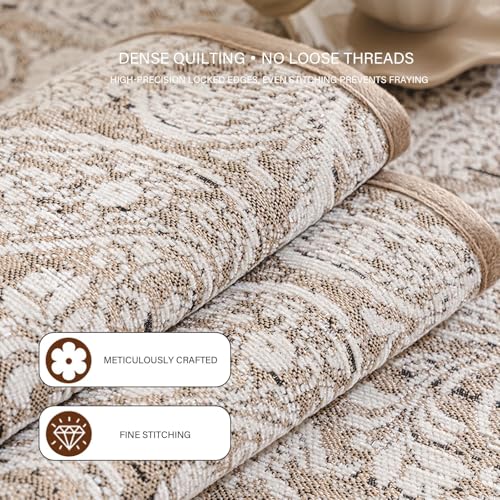 Housse de canapé chenille antidérapante grise pour fauteuil et causeuse - 4