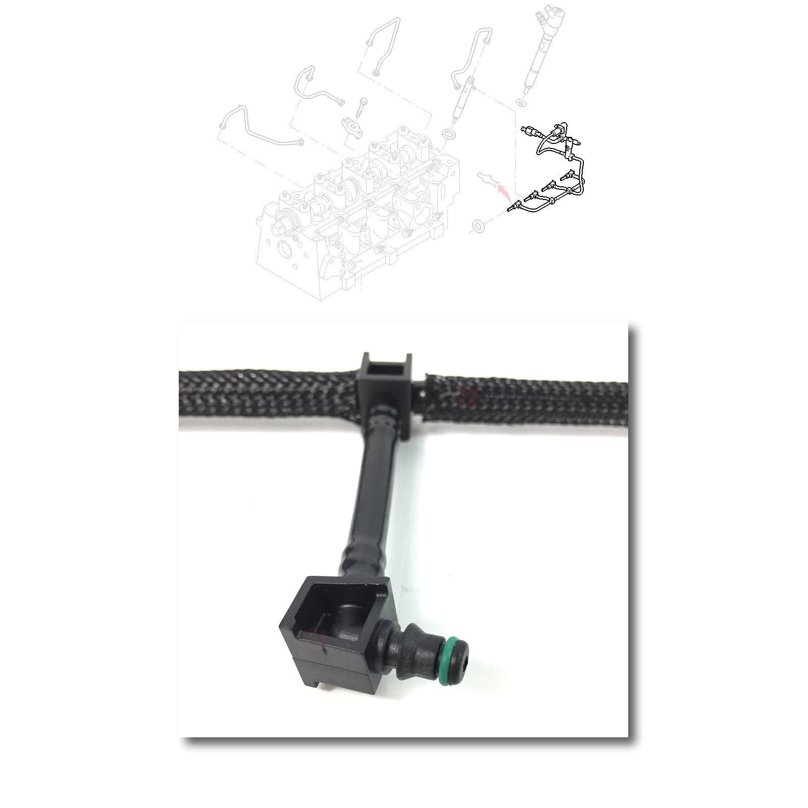 SOLARIS Sensor de Retorno de Combustible con Sensor, apto para Biodisel, Montaje en Panel, 0 - 100 ohms, Pieza de automóvil