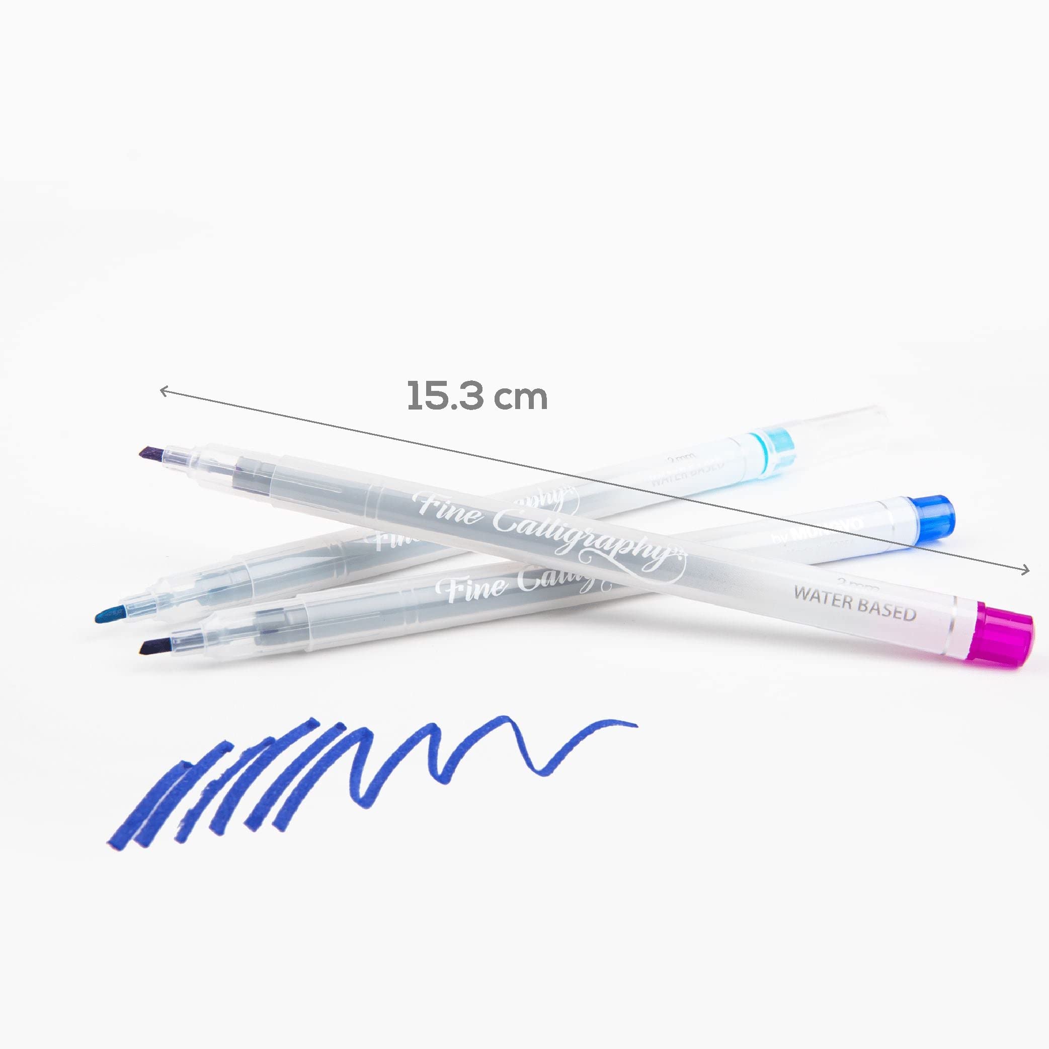 Mungyo Calligraphy pen set of 12 assorted colours - Image 2 thumbnail