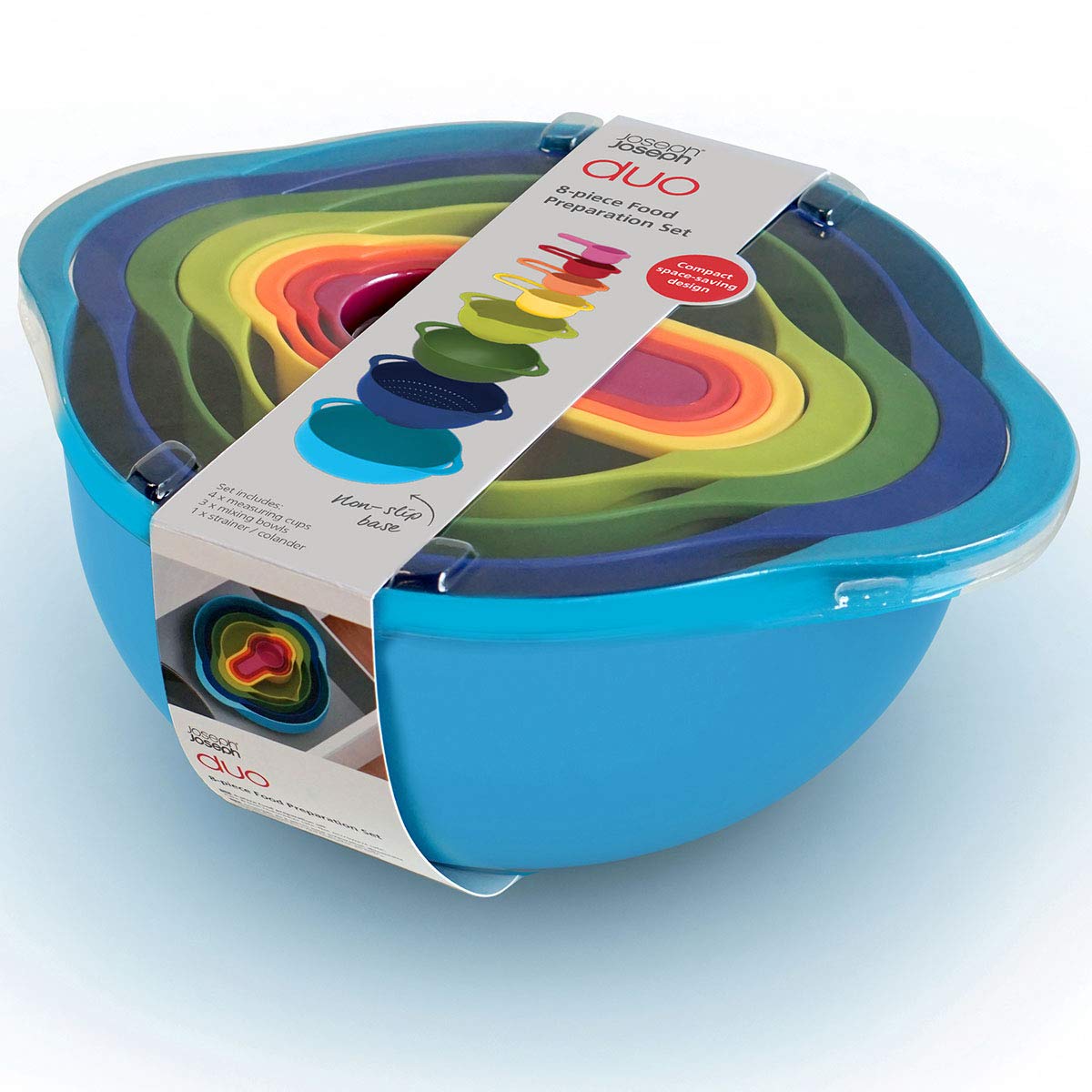 Joseph Joseph Duo 8-Parça Gıda Hazırlama Seti - Multicolour