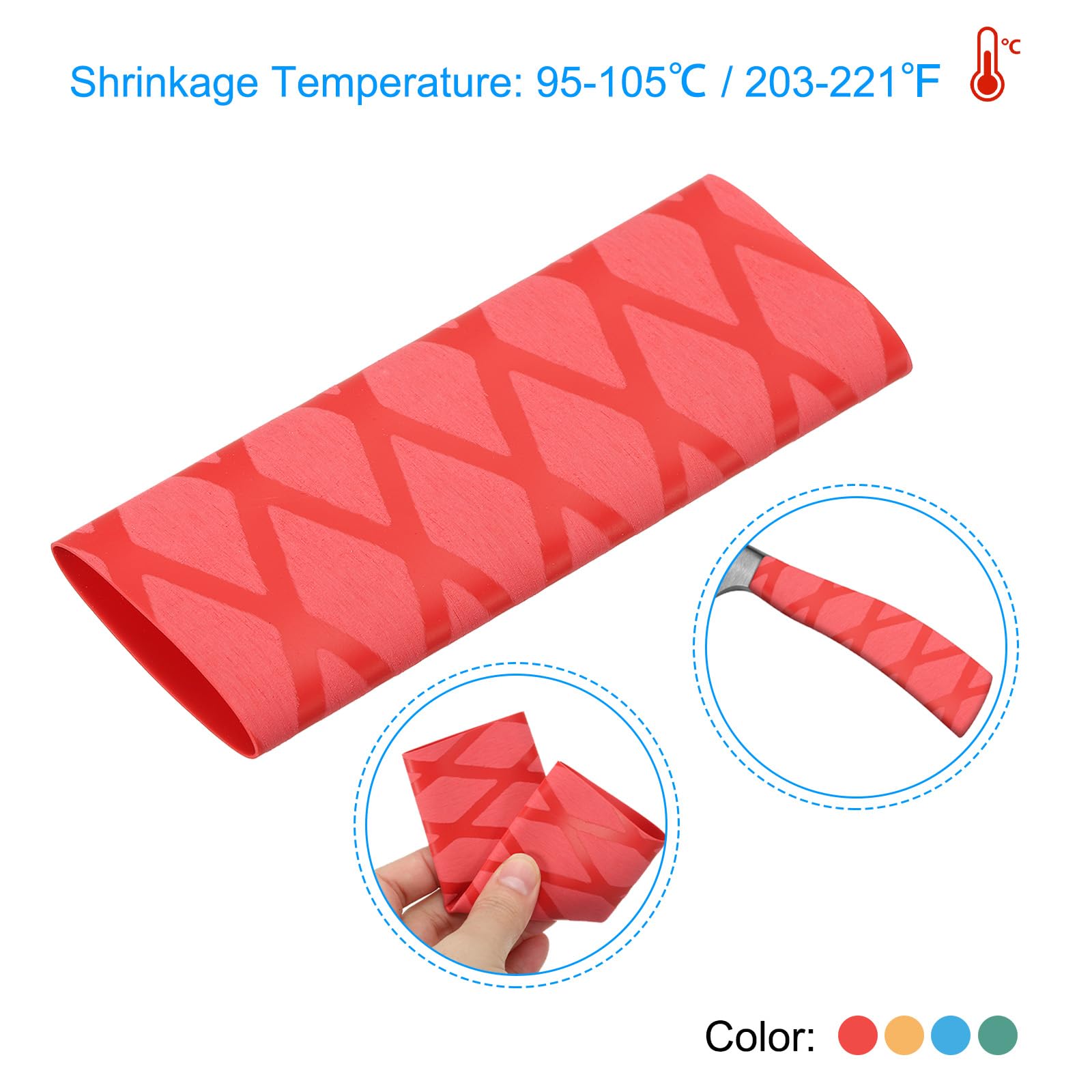 Produktbild von QUARKZMAN PTFE Schrumpfschlauch 4:1 – 1 M X 9,5 Mm, Transparent, Hochtemperaturfest, 2 Stück, Für Kabel & Elektronik