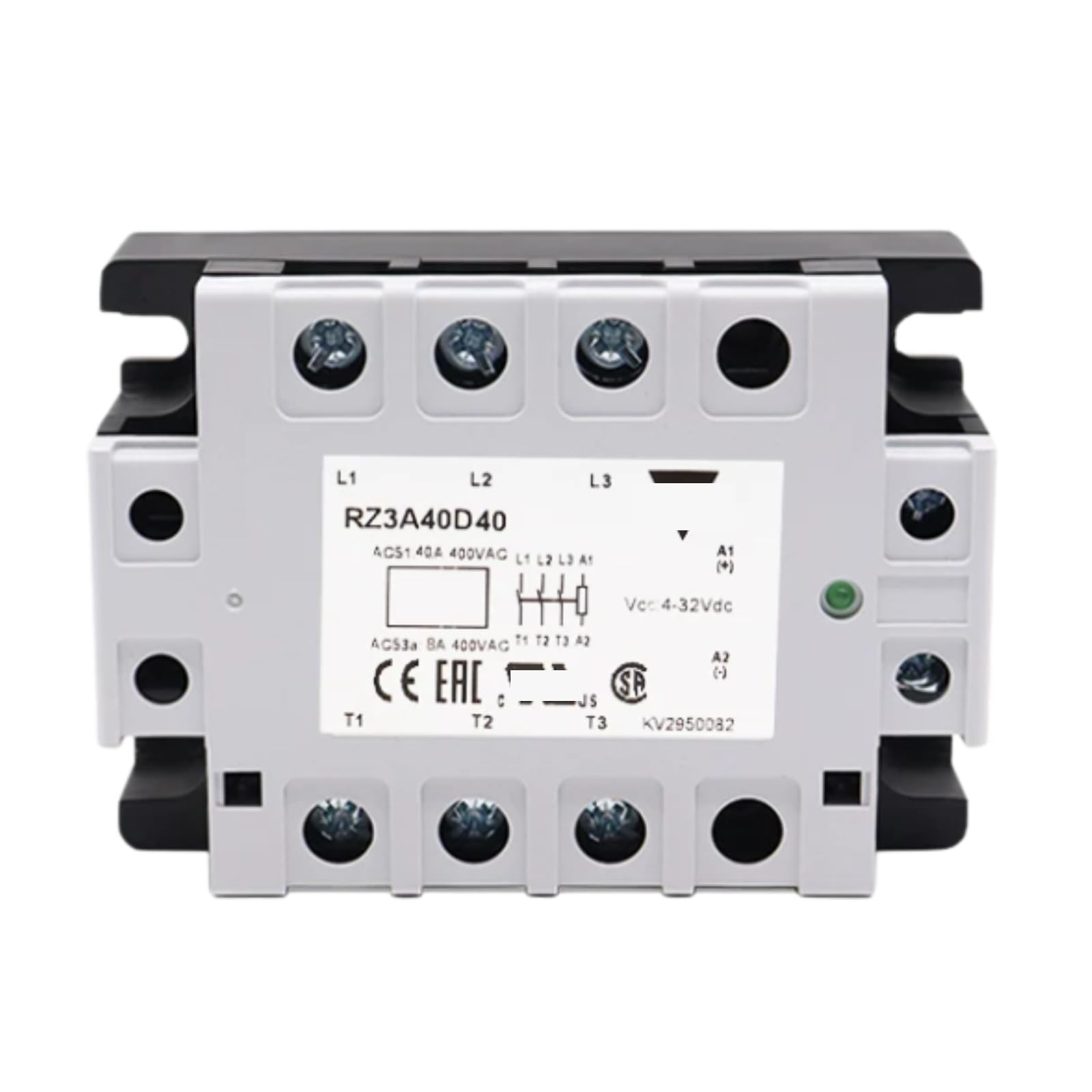 HKEJSJWA SSR Relay RZ3A40D40 40A 400VAC, 4-32V Solid State Relay