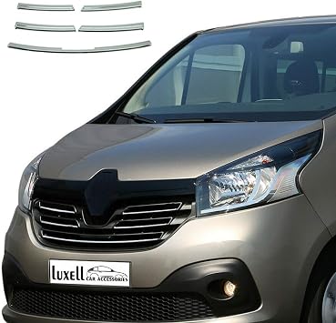 غطاء Chrome Front Grill يناسب Trafic Van [2014 +] [5 قطع]