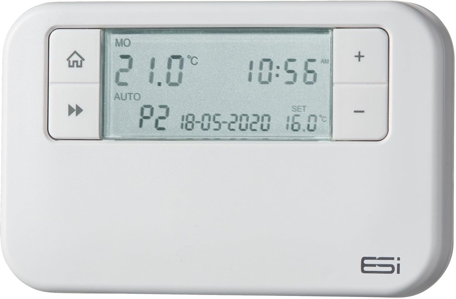 22.5 Team Controls White Energy Saving Innovation Controls Esrtp4+ Wired Programmable Room Thermostat - Esi Hard Wired Stat Not For Wireless Use