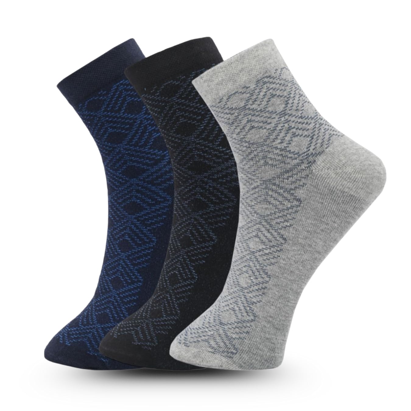 Men's Cotton Anti-Odor Gym, Sports, Running Ankle-Length Socks (Pack of 3)-image-32