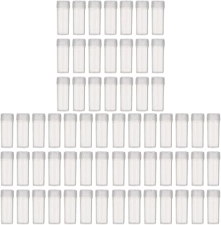 ULTECHNOVO Seasoning Vials Container 360 pcs Plastic Vials Travel Bottles Emulsion Bottles with Lids 5ML Mini Clear Storage Vial