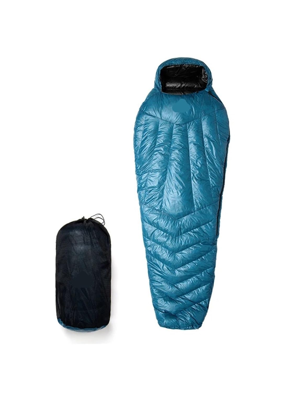 800FP 700G Duck Down Sleeping Bag 15D Nylon -10 for High Altitude Winter Camping