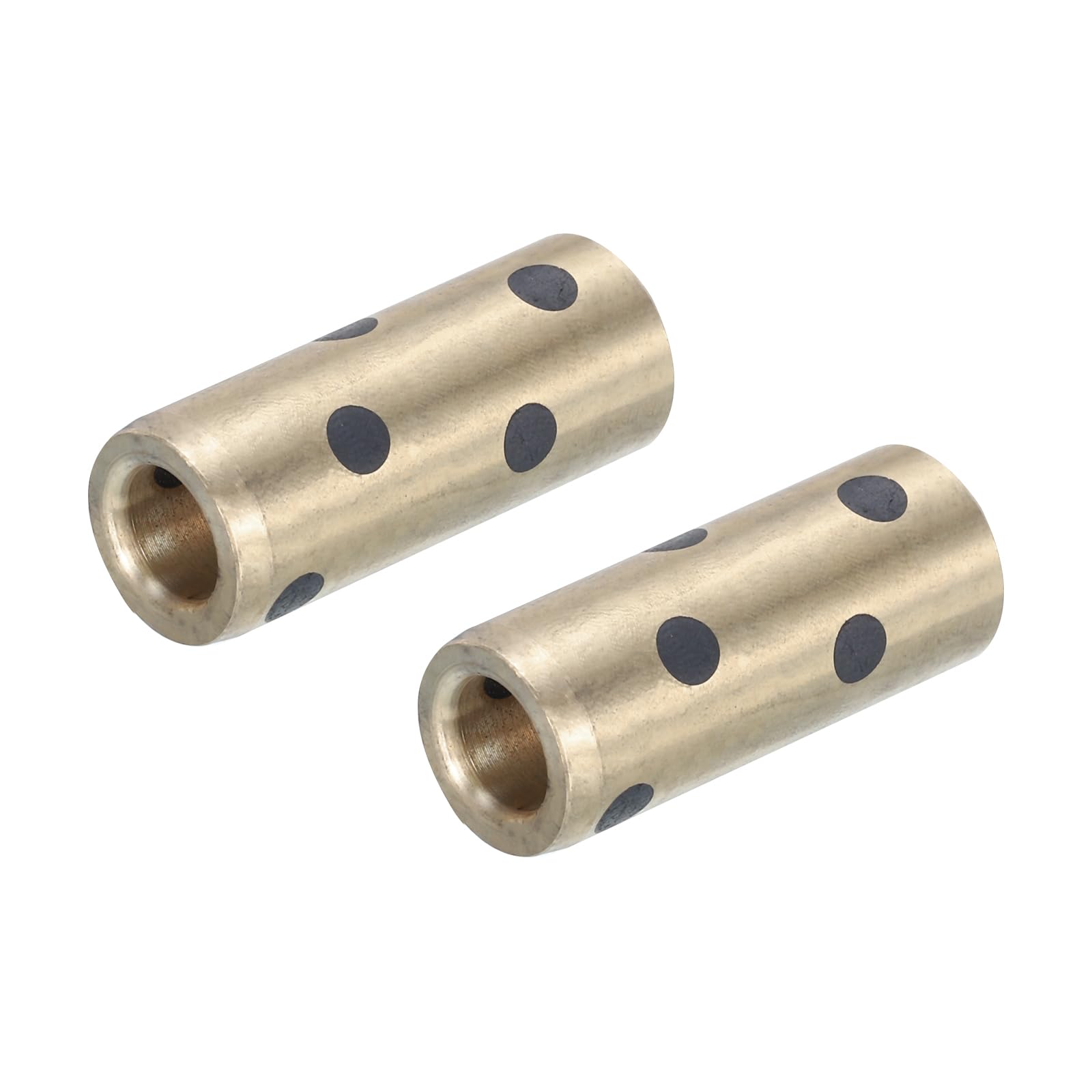 Roulements à Manchon Auto-lubrifiés – Lot De 20 Pièces – Alésage 6mm, OD 8mm, Longueur 10mm – PTFE Et Bronze Fritté