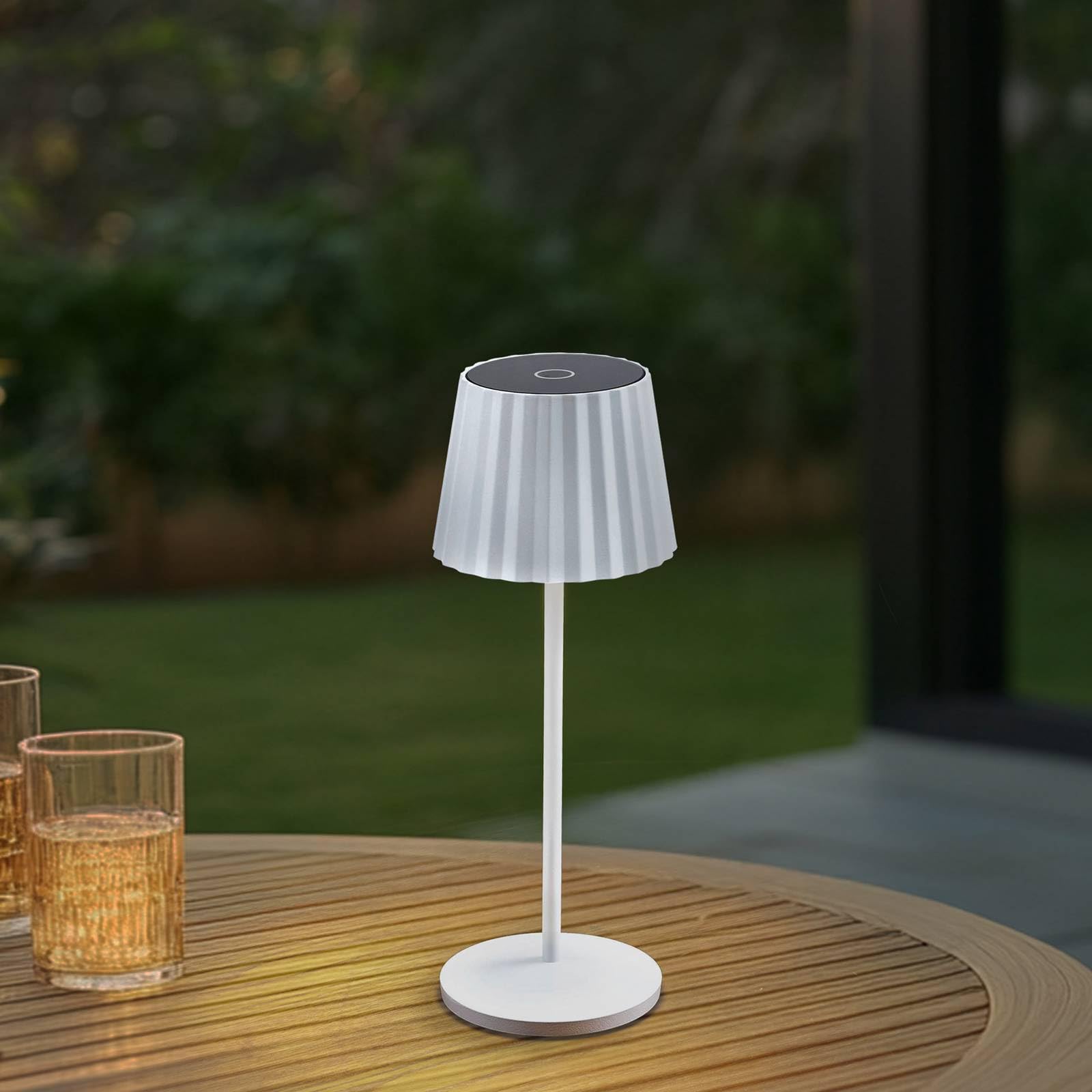 Lindby LED Esali dimmbar (Modern) in Weiß aus Aluminium (1 flammig,) Wohnzimmerleuchte