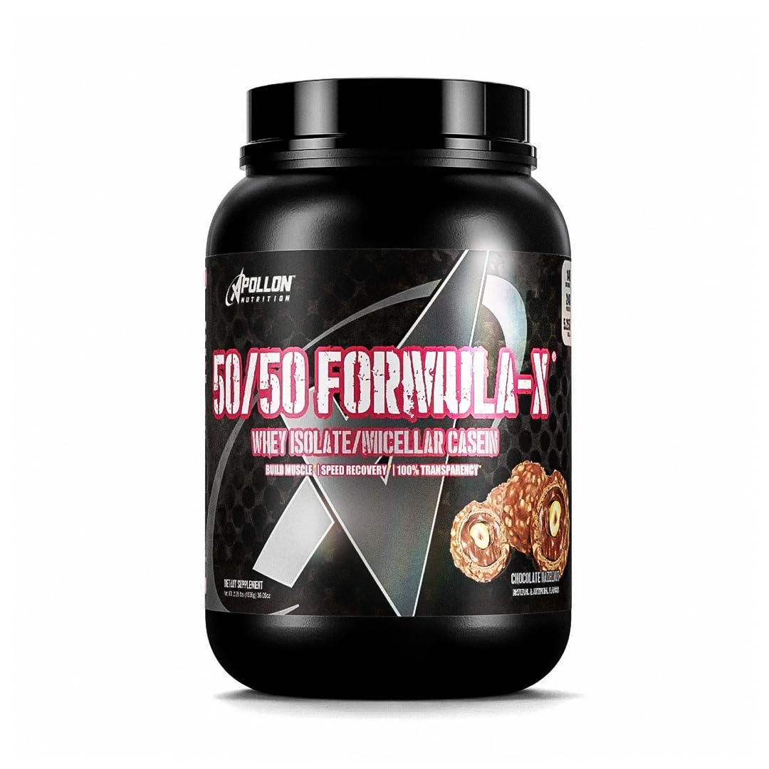 Apollon Nutrition 50/50 Formula-X | Whey Isolate and Casein Protein | 2 lb (Dubai Chocolate) — Amazon image 9