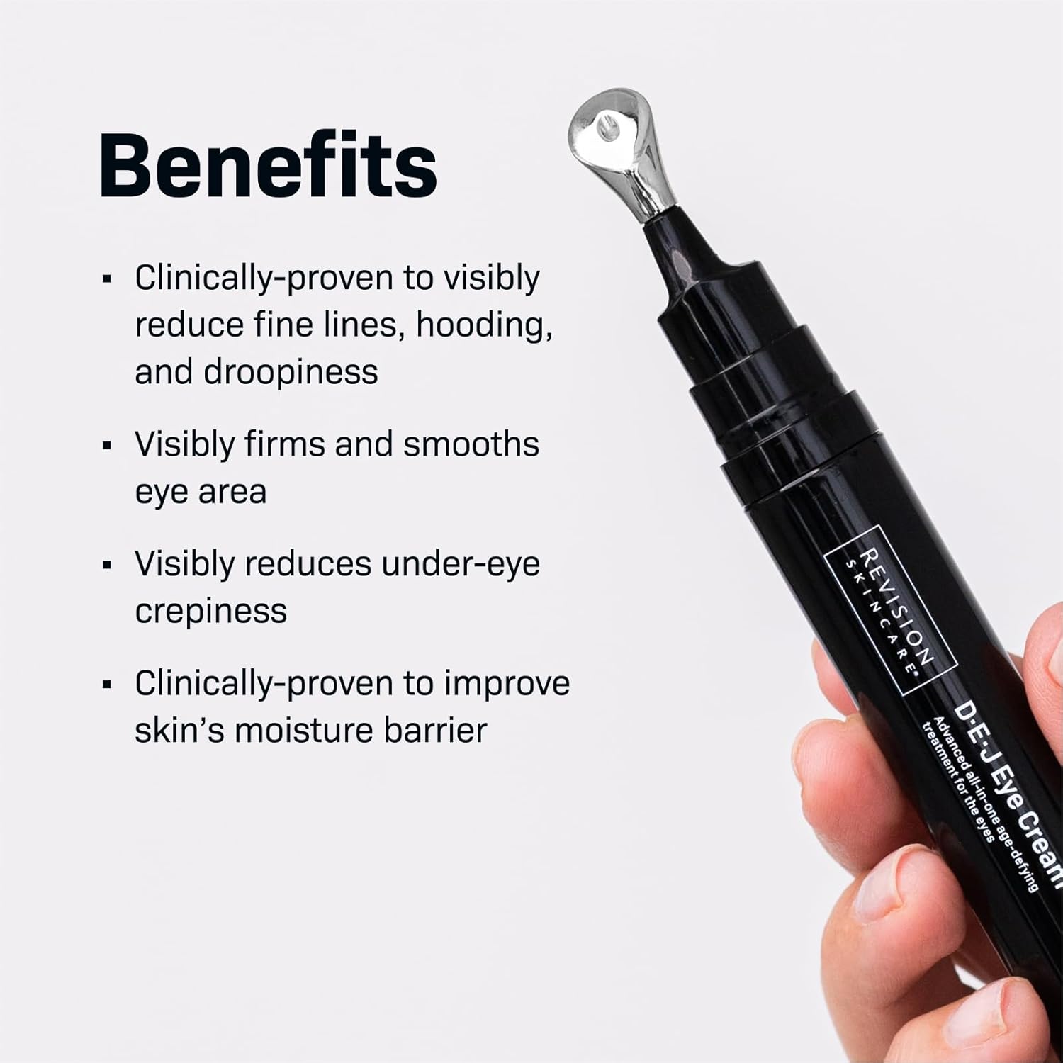 Revision Skincare D·E·J Eye Cream®, Firming and Moisturizing Treatment for Fine Lines, Wrinkles and Crow’s Feet, 0.25 fl oz 0.25 Ounce (Pack of 1) image 3 of 7 B0CYM7Q5ZZ