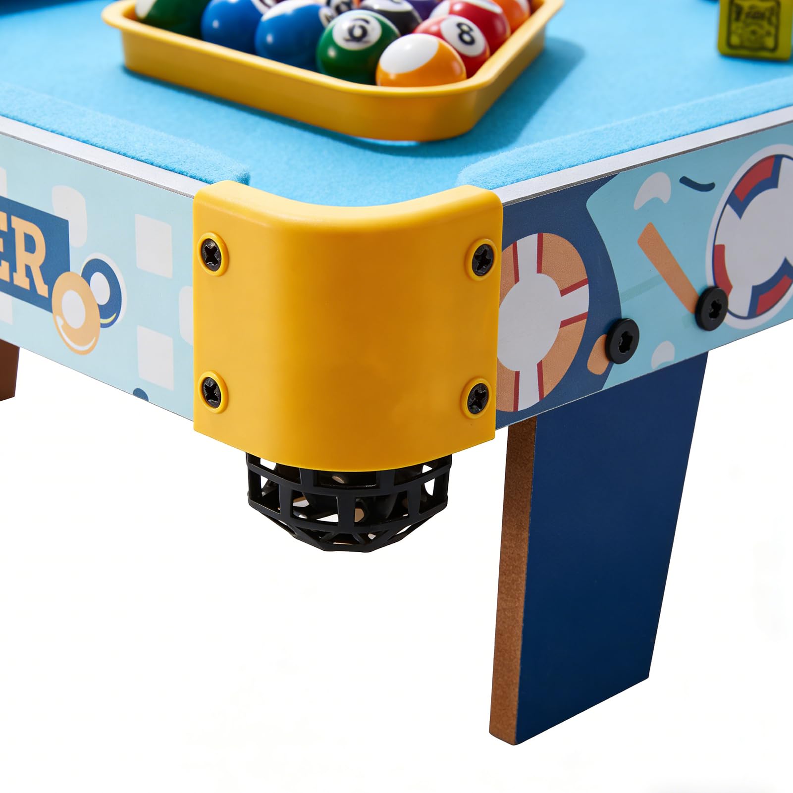 Da Biliardo per Bambini Pieghevole Portatile Divertente Educativo Giocattolo Giochi Da per Bambini Adulti Famiglia Esterno Soggiorno Festa | Accessorio Interattivo per Gioco E App