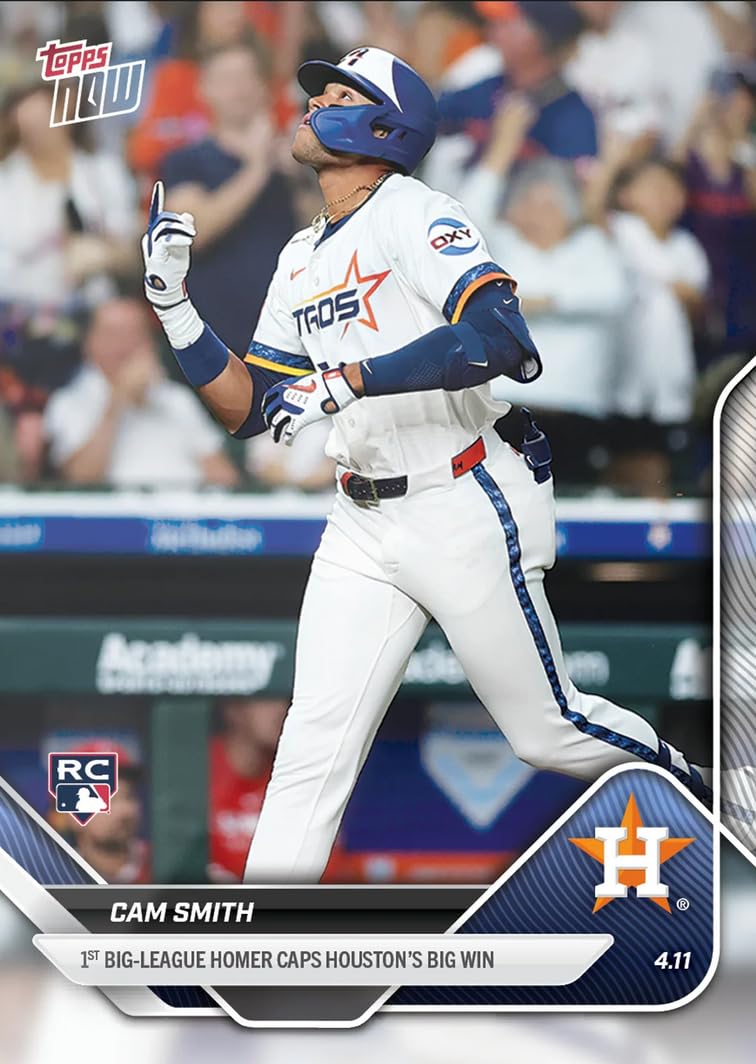 Amazon.com: 2025 Topps Now Cam Smith #58 1st Big League Homer