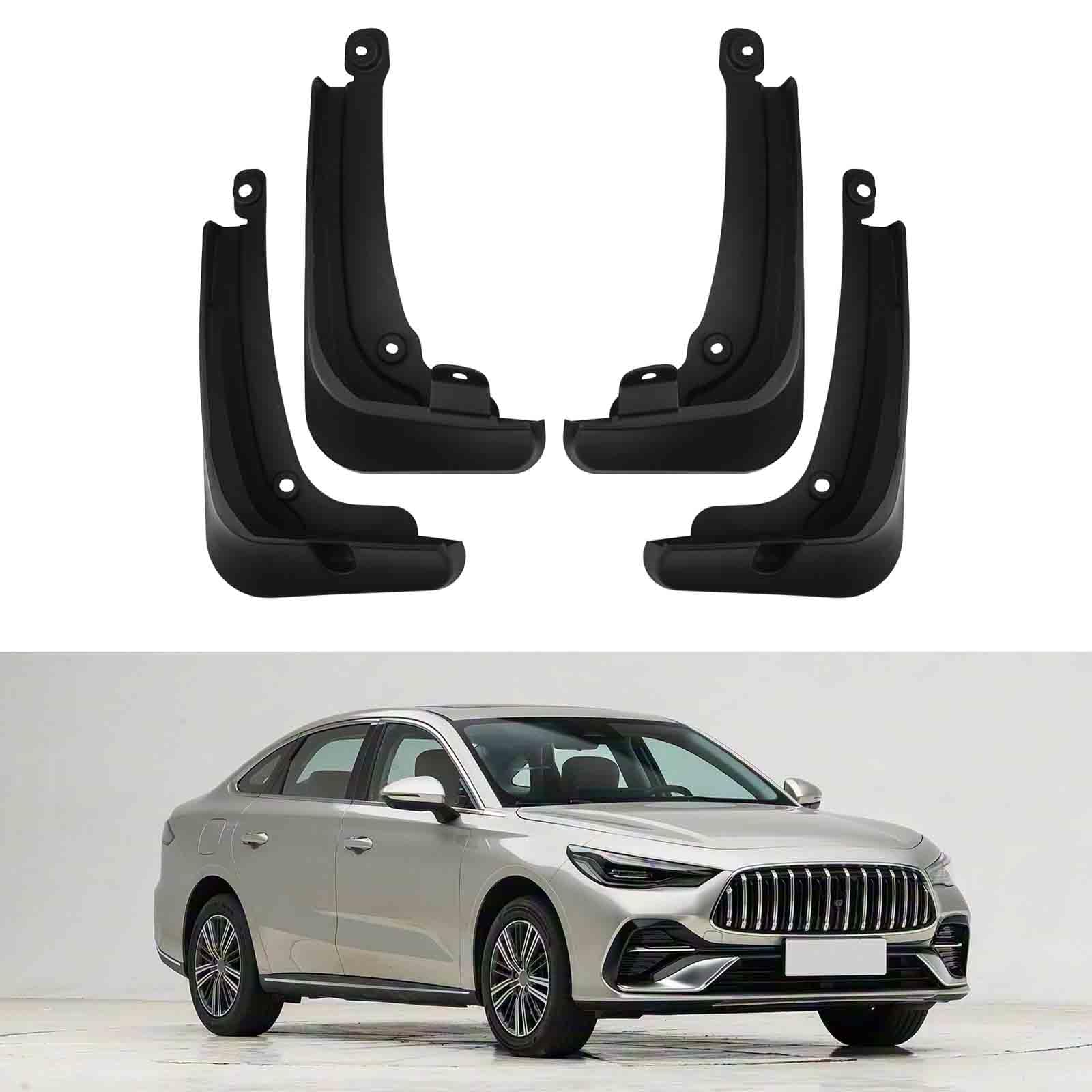 YPSBBHD Car Mud Flaps Fender Splash Guards, Compatible with Geely Galaxy Starlight 6 2025, Splashproof Exterior Accessories for Car Wheel Protector