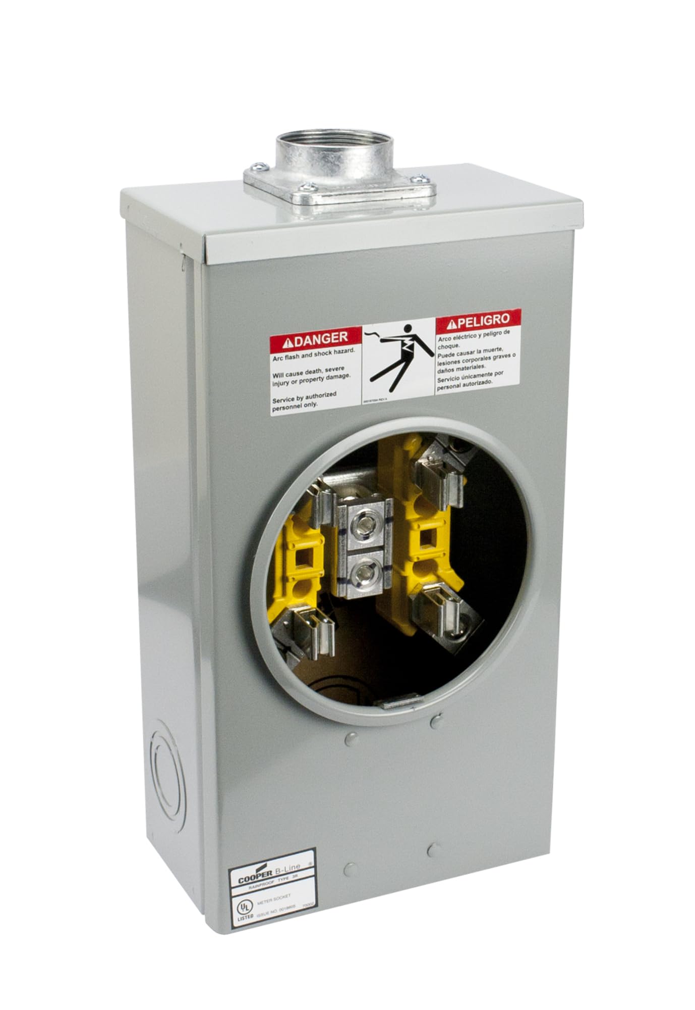 204 MS68 200A, 1P, 4 Jaw, Meter Socket