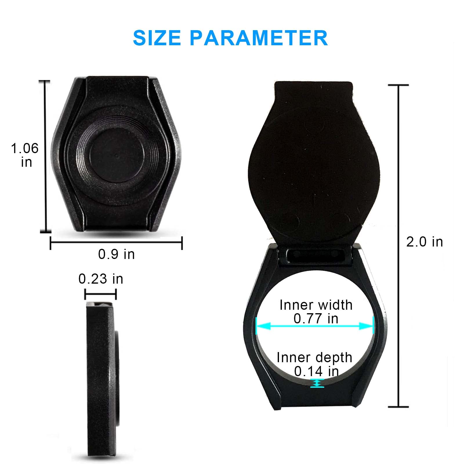 Funda para cámara web, paquete de 2 fundas externas para lente de cámara web para computadora de escritorio, tapa de obturador, clip de privacidad para cámara web de transmisión compatible con 3