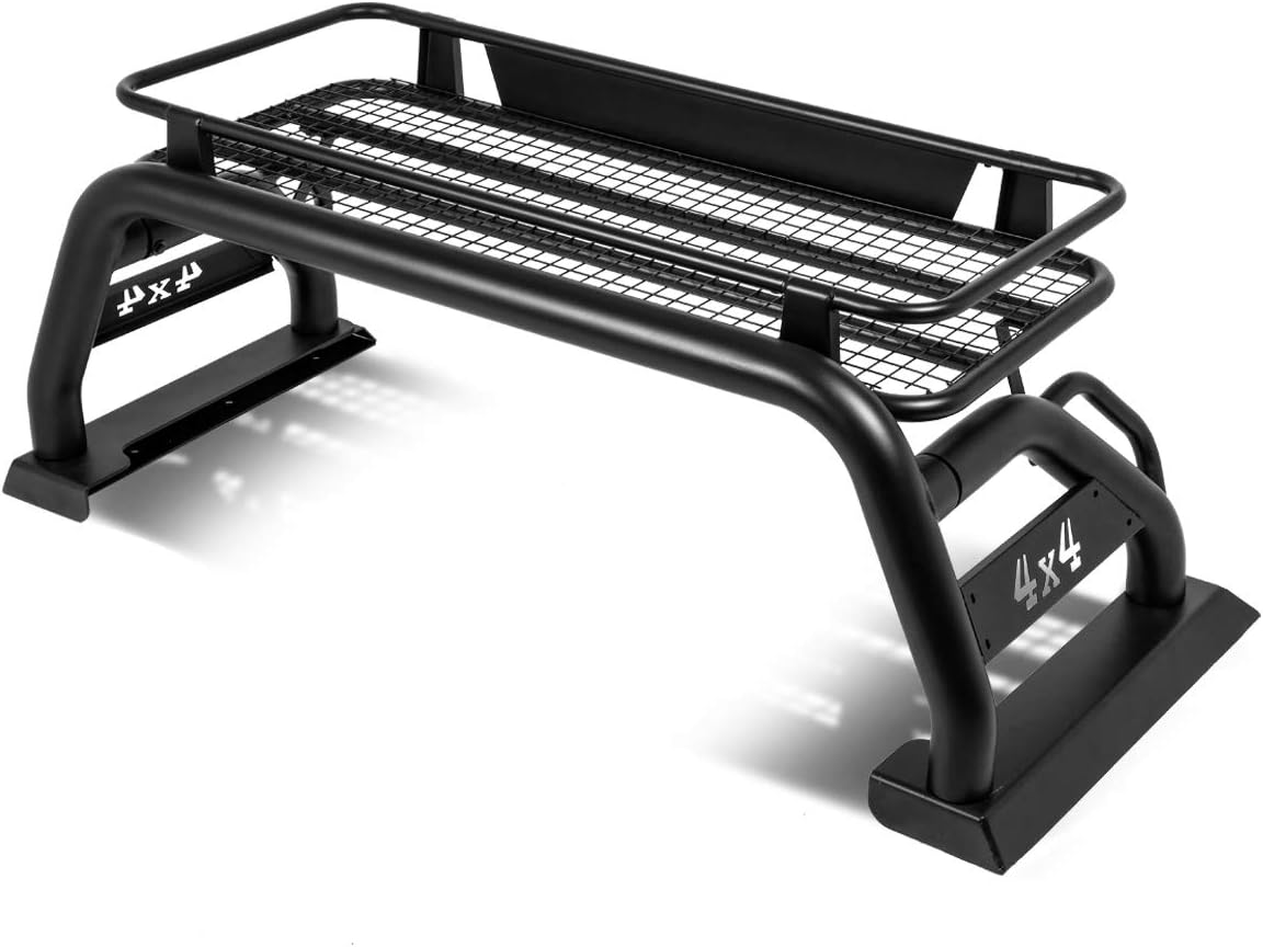 Auto Dynasty Roll Bar Compatible with 2004-2014 Chevy Colorado Styleside, Aluminum Sport Bar Offroad Truck Bed Chase Rack