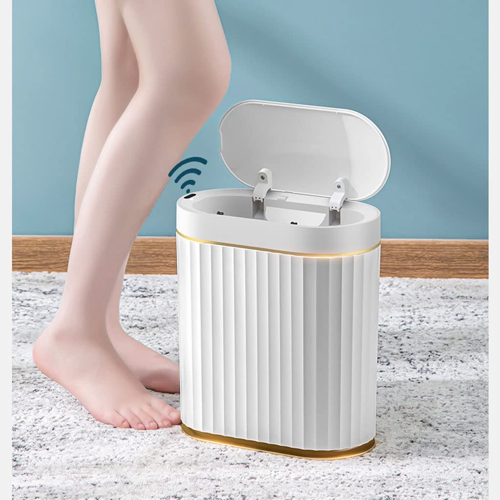 7L Smart Sensor Spazzatura Spazzatura Bine Home ELECTRONICO Kitchene di rifiuti Bin Bin WC Impermeabile Secchio di stoccaggio Stretto