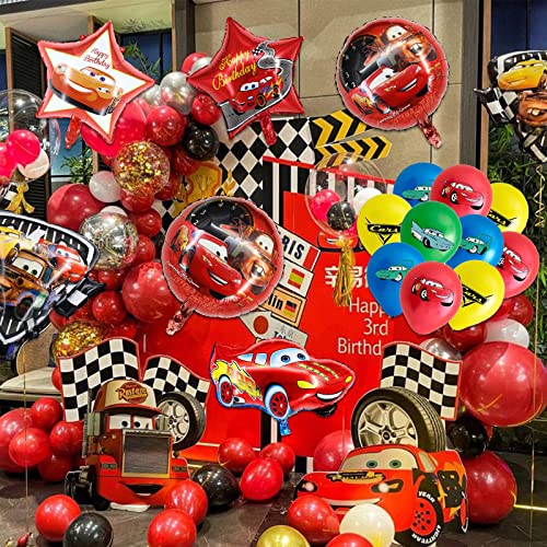 Hbavfihnbg HBAVFIHNBG1 28Pcs Cars Birthday Party Supplies Cars Foil Balloons thumb #4