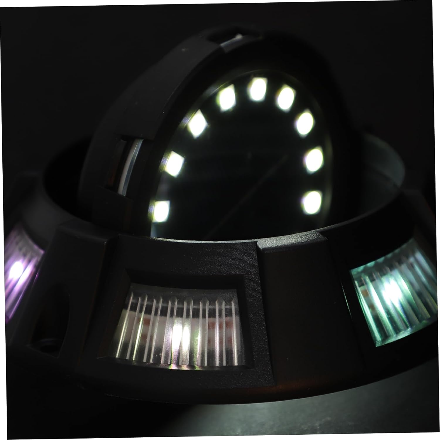 TEHAUX 4Pcs Ground Lights Outdoor Landscape Pathway Lawn Lights with Side Glow Rotatable Design for Garden Patio Walkway Decoration