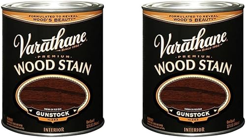 Miniatura 1 de Rust-Oleum Brands 211728H Gunstock Varathane - Tinte para madera interior a base de aceite (paquete de 2)