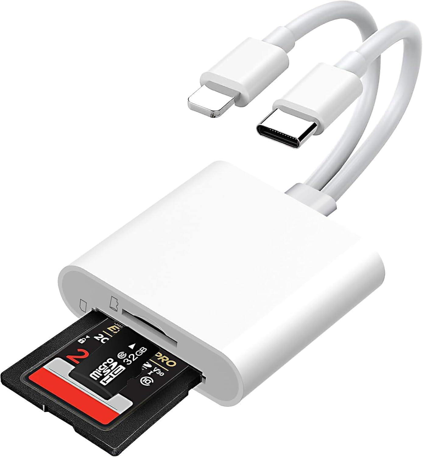 SD Card Reader for iPhone, 2 in 2 USB C Memory SD Card Reader with Dual Slot for MicroSD/SD, Camera Card Viewer Reader Adapter for iPhone/iPad/Android/Camera, Plug and Play-picture-24