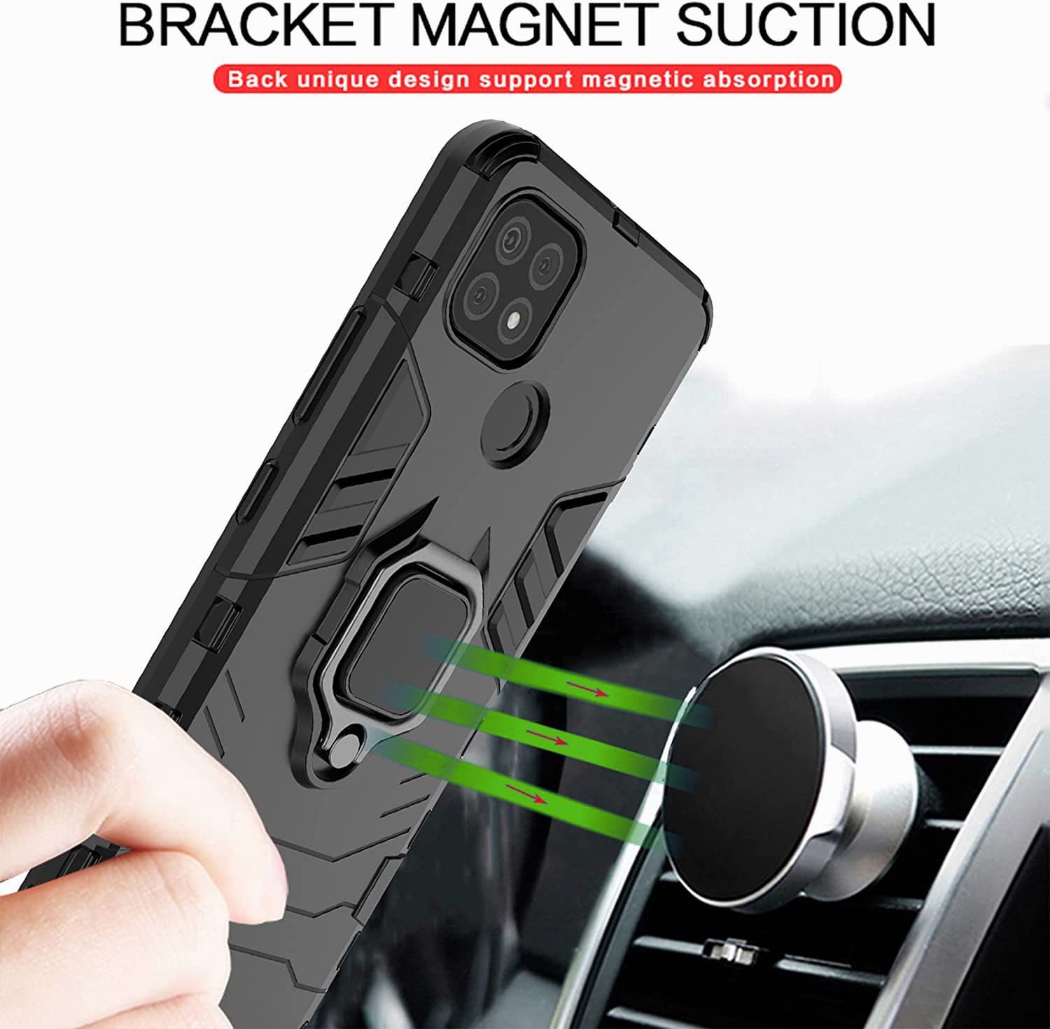 Coque Oppo Find X3 Neo Reno 5 Pro+5G d'adsorption magnétique Verre
