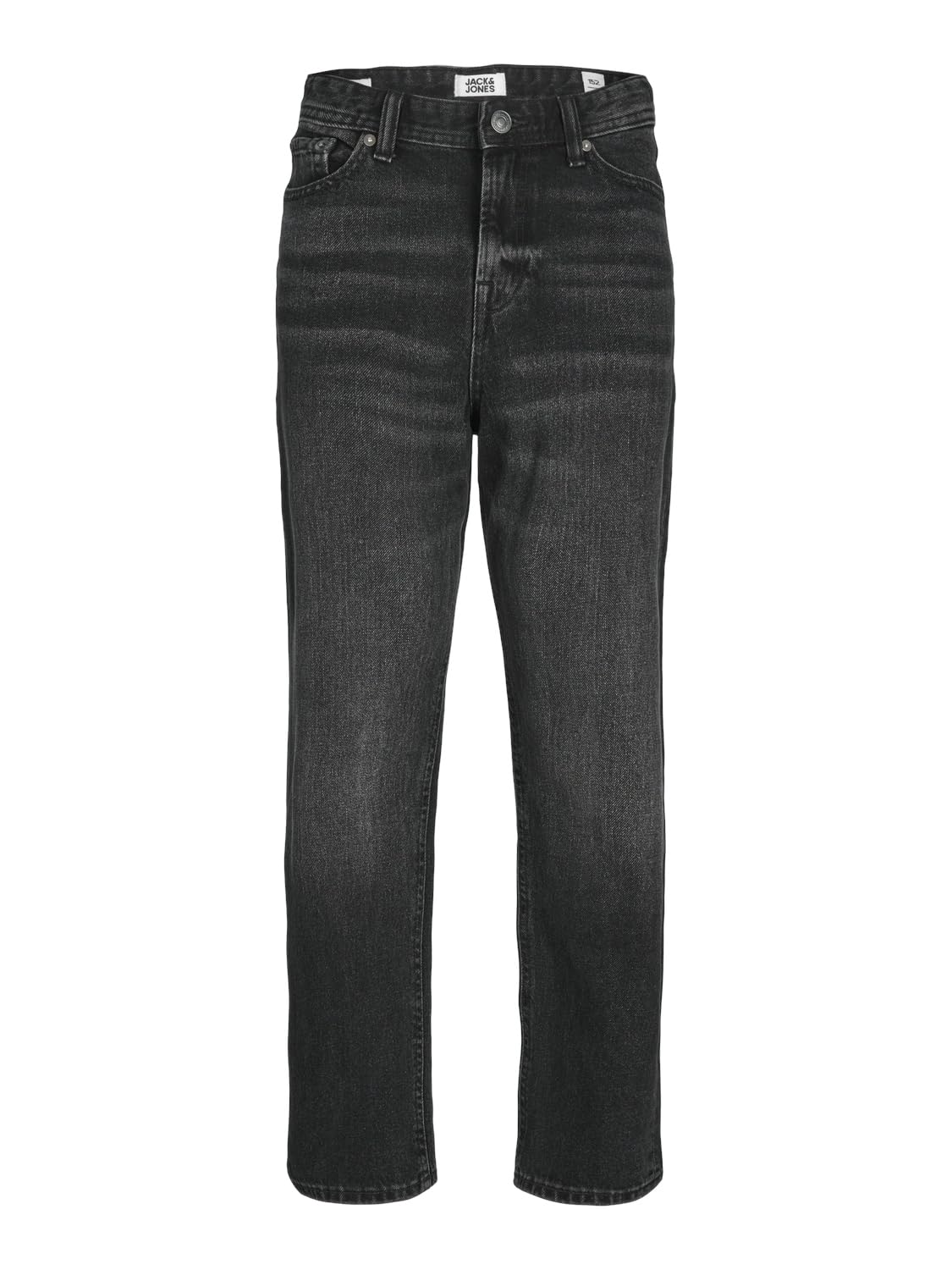 JACK&JONES JUNIOR Spodnie jeansowe chłopięce, czarny denim, 128