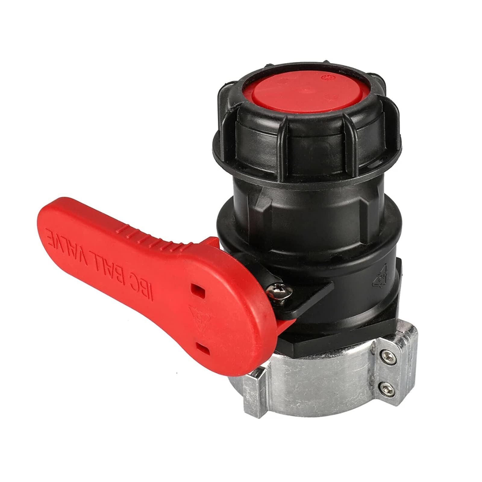 IBC, zawór kulowy, adapter odpływowy, części przyłączeniowe, do ogrodu, kranu, wylot śrubowy, wąż do zbiornika na deszczówkę DN50 (75 mm)