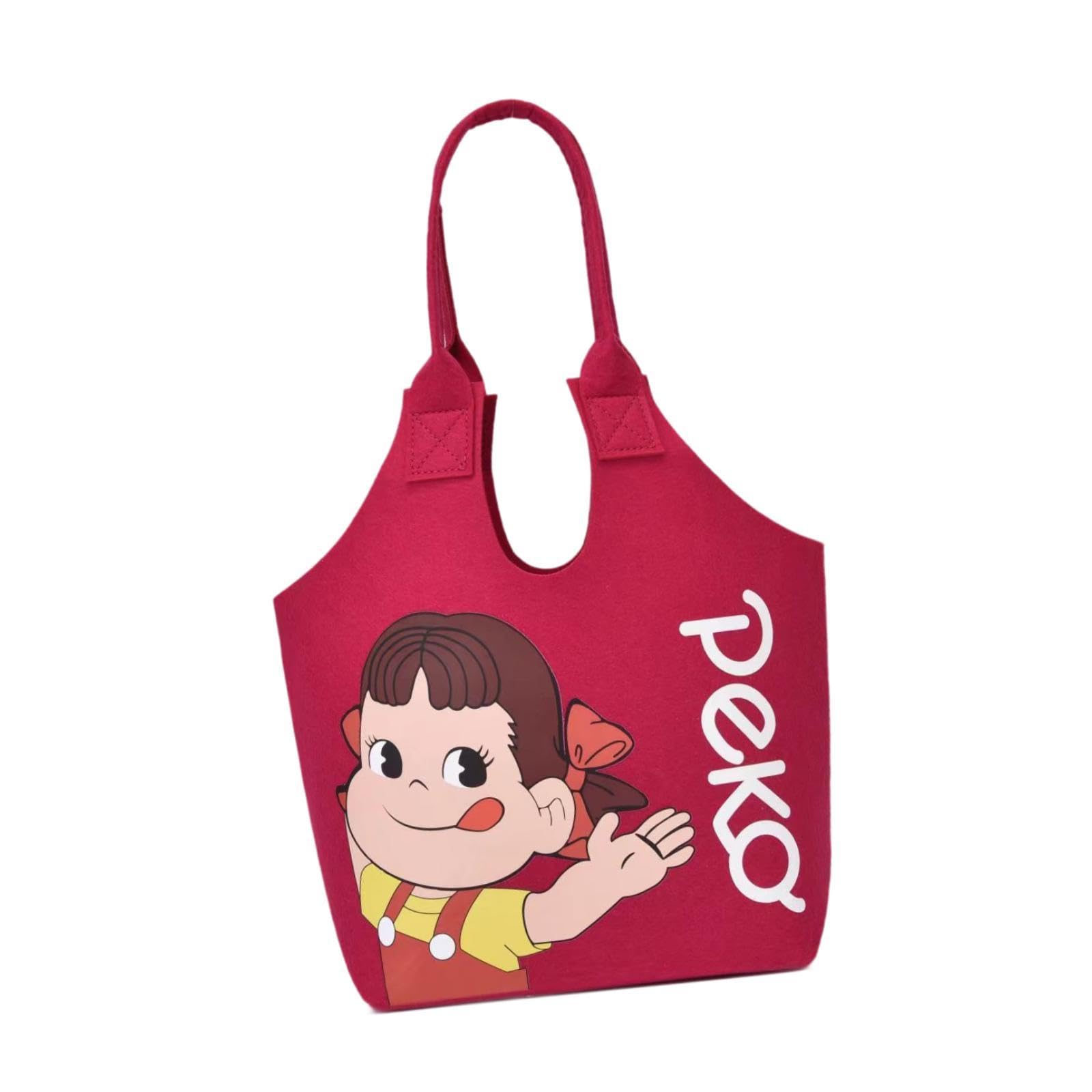 Tote Bag Kids Cartoon Student Cute Womens Handbag for Summer Vacation Spring Red-image-7