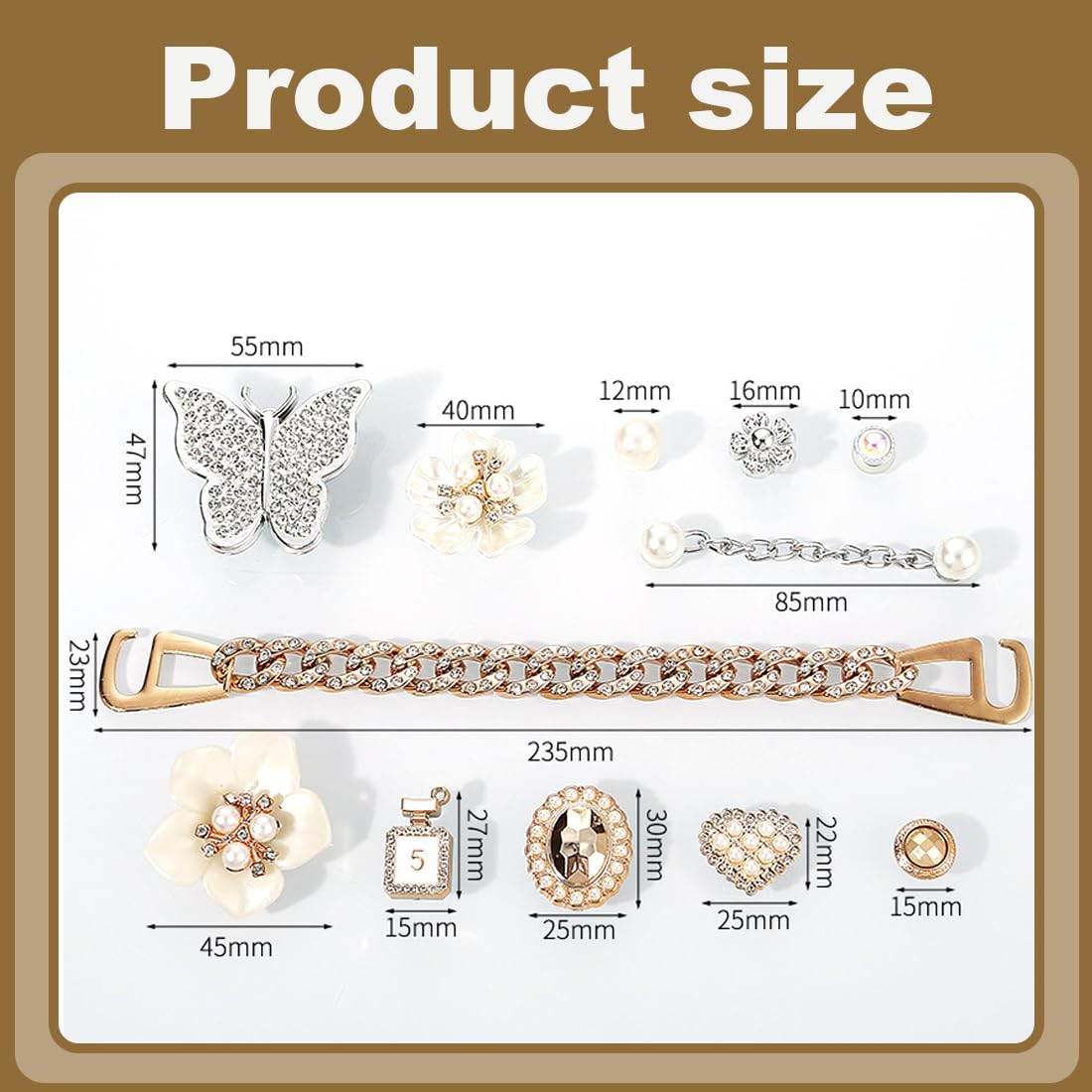 32 adornos para zapatos con diamantes de cristal, accesorios para zapatos DIY, diseño de flores, accesorios brillantes con diamantes de cristal, para cumpleaños de mujeres y niñas.