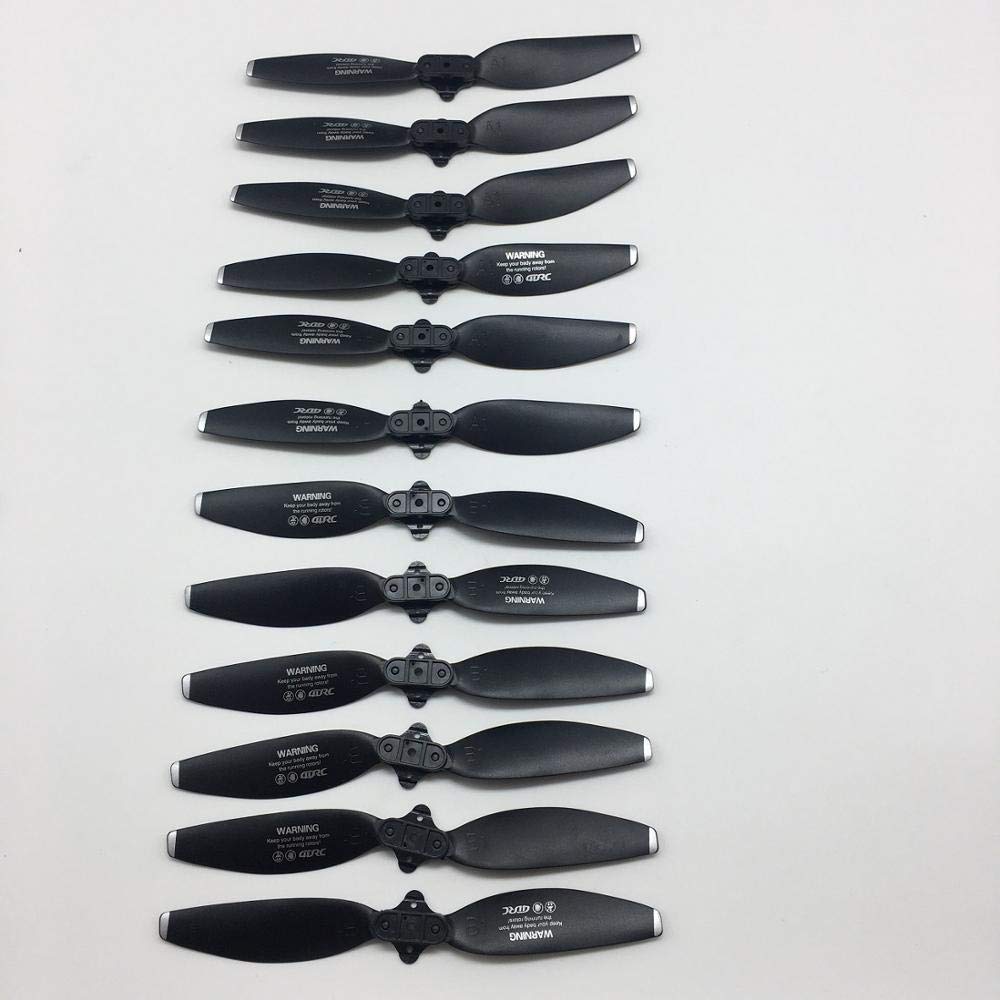 YJDTYM F8 Propeller Blades Props/Fit For 4DRC Fast Mini Brushless Engine Rc Drone Quadcopter Spare Parts (Color : 12Pcs)