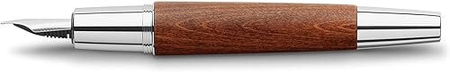 Miniatura 7 de Faber-Castell E-motion 148202 - Pluma estilográfica (madera y cromado), incluye caja de regalo, color marrónplateado