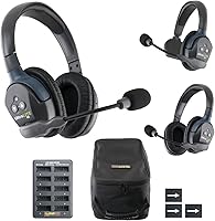 Vista 7 de Eartec UL2SD Ultralite-HD 2-Persona Full Duplex Wireless Intercom Headset Sistema de Comunicación, Auriculares de Oído Individual y Dual, Alcance