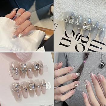 Amazon.co.jp: CQJSYL ラインストーン ネイルラインストーン 3D