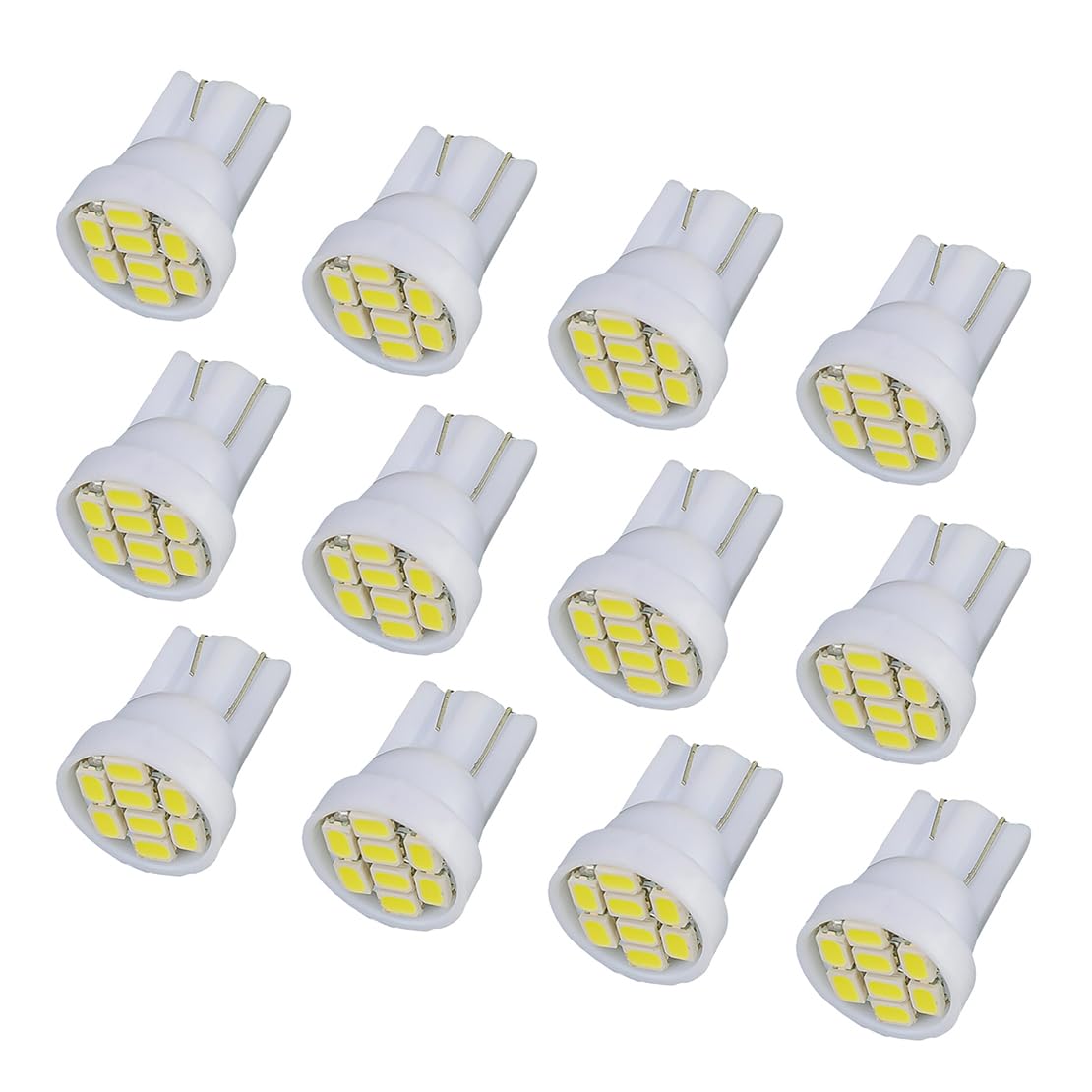 beler 12 Ampoules LED 6000K Blanches pour Tableau de Bord Fit pour Chevrolet C10 C20 C30 Truck 1973-1987
