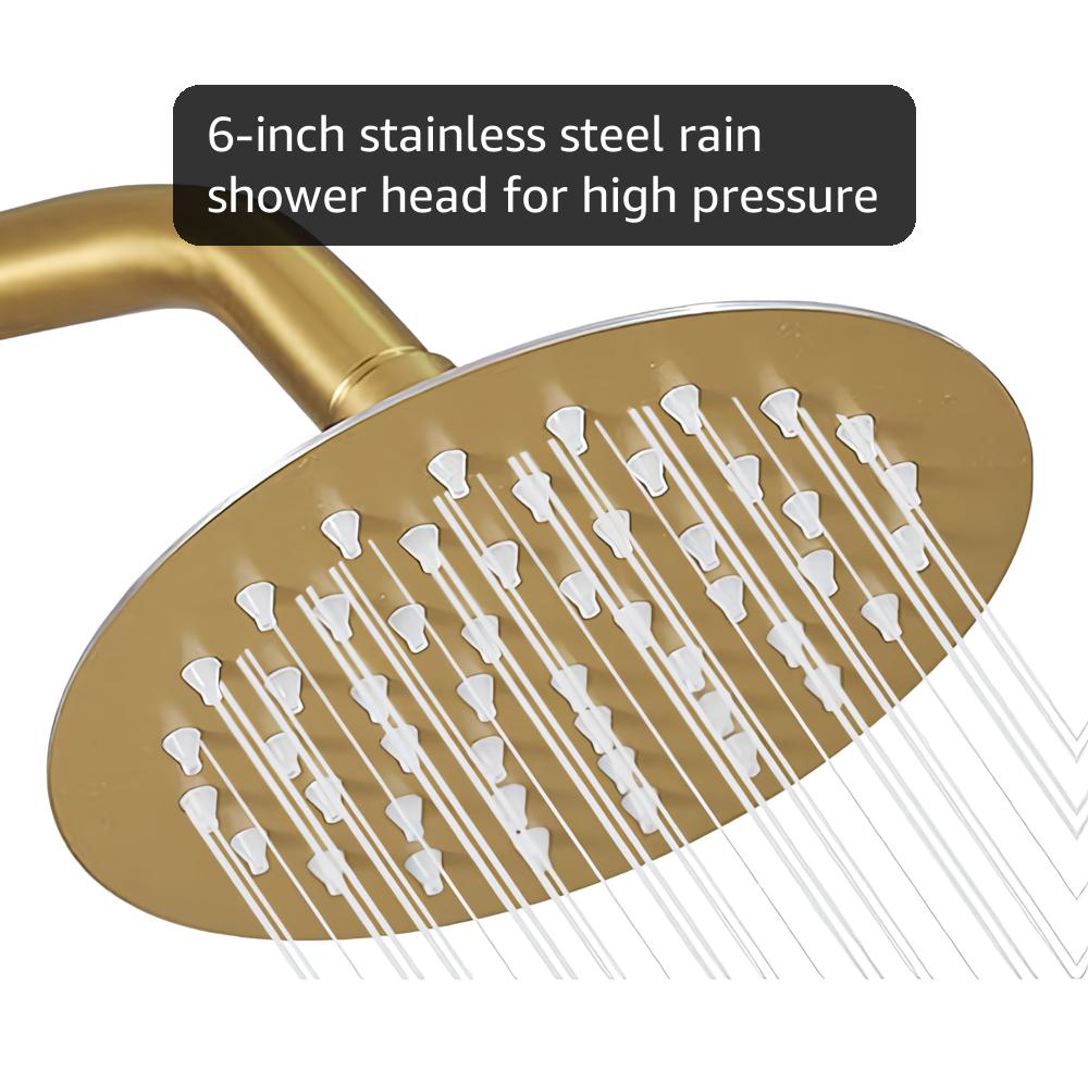 WOWOW Gold Shower Faucet Set – 6