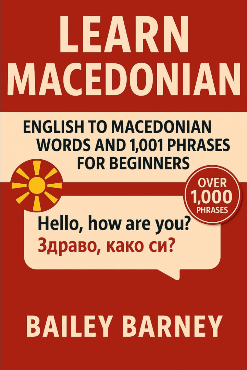 Learn Macedonian: English to Macedonian Words and 1,001 Phrases for Beginners