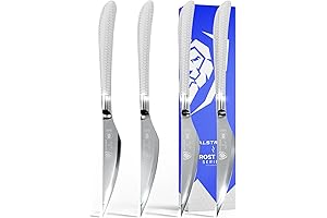 Dalstrong 4.5 Inch Serrated Steak Knives - Frost Fire Series