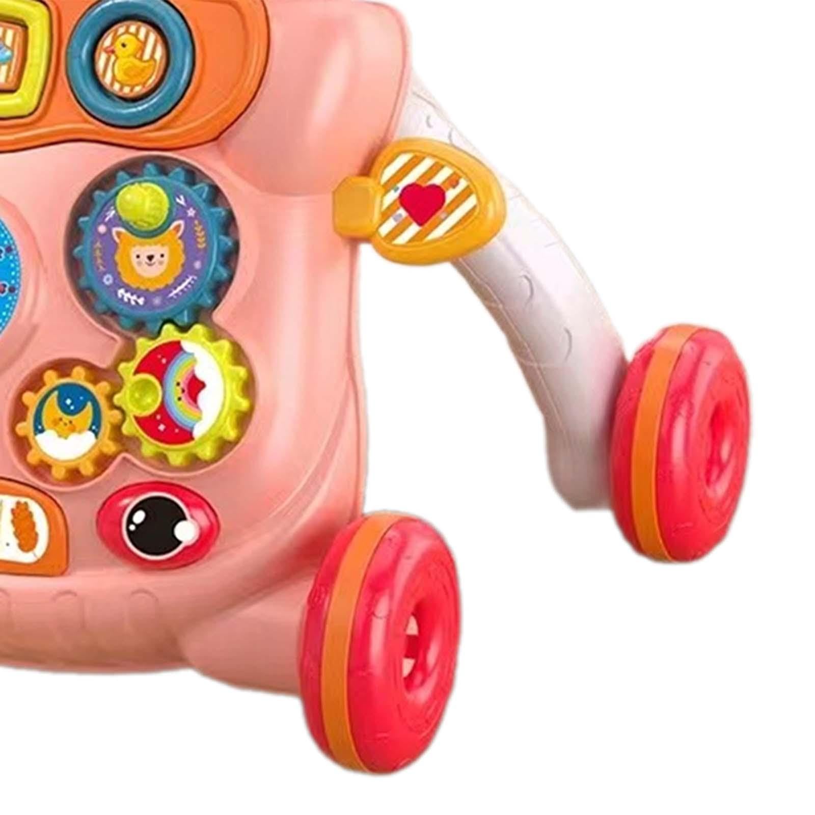 MagiDeal Centro de Juegos para Bebé, Juguete Interactivo para Desarrollo Motor, Rojo