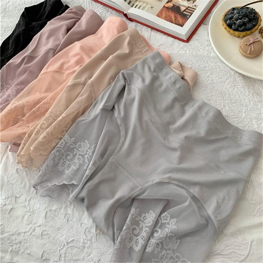 5er-Pack Sommer-Slips, Nahtloser Modal-Komfort-Unterrock, weiche Spitze, Dessous-Höschen für Damen
