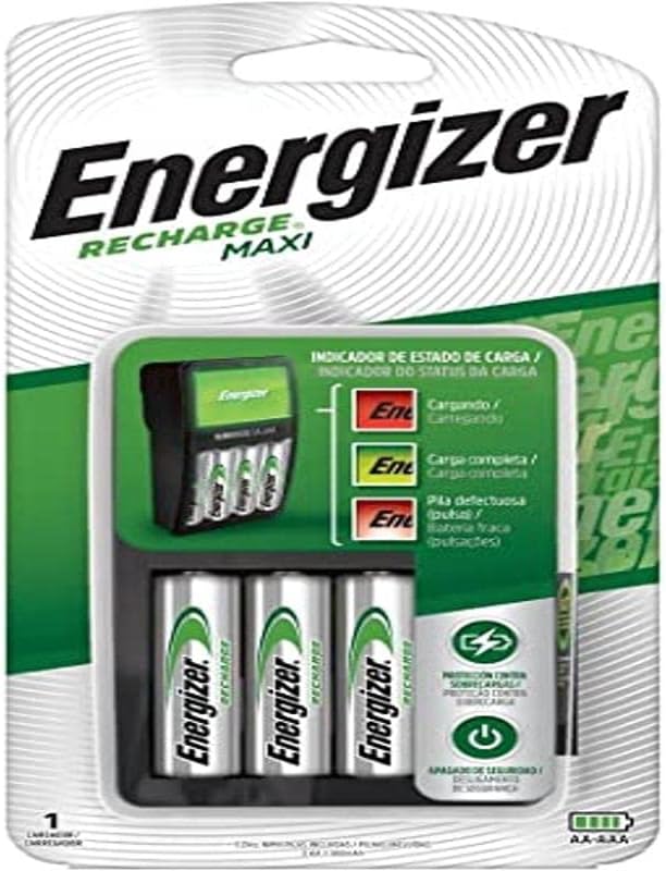 Energizer CHVCM3US Cargador Maxi 2AA Electrónicos