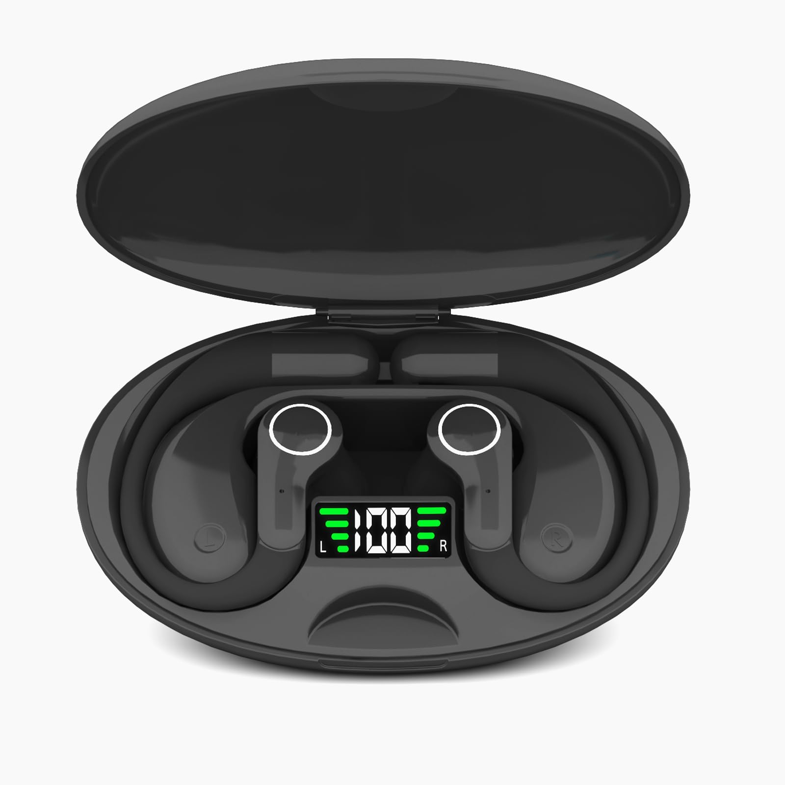 AI Language Translation Earbuds Real Time, OWS 3-in-1 Translator Earbuds Device 150 Languages & Accents, Audifonos Traductores Inglés Español,Bluetooth 5.4,Open Ear Headphone fit iOS & Android-Black