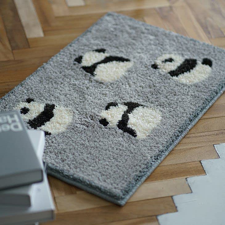タフティング　マット　絨毯　ラグ Amazon.co.jp: タフティング マット パンダマット 45×70cm グレー