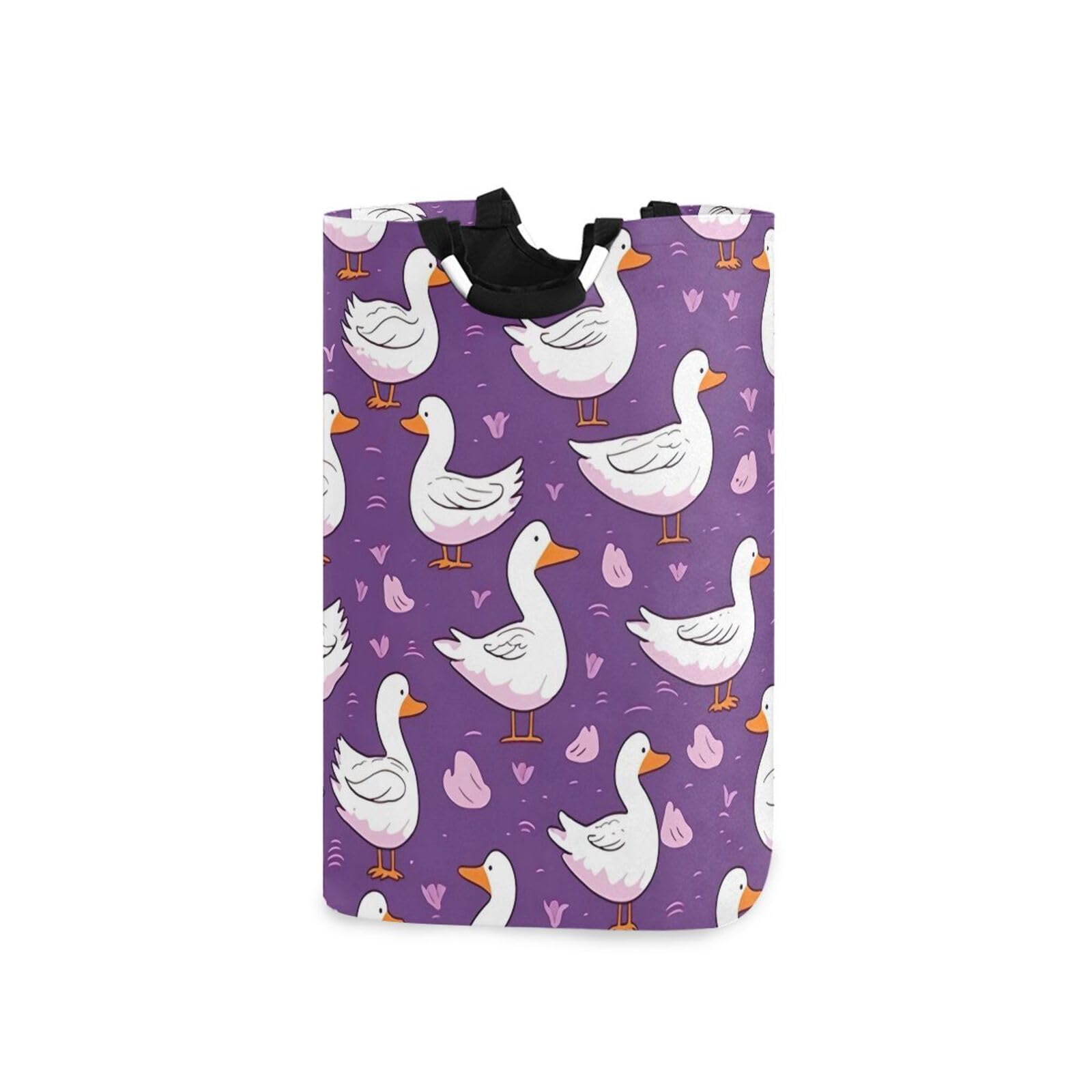 Jihqo Laundry Hamper Basket St Patrick's Clover Pattern Collapsible Nursery Storage Bin Waterproof Clothing Baskets for Home Bedroom Bathroom Washing Room