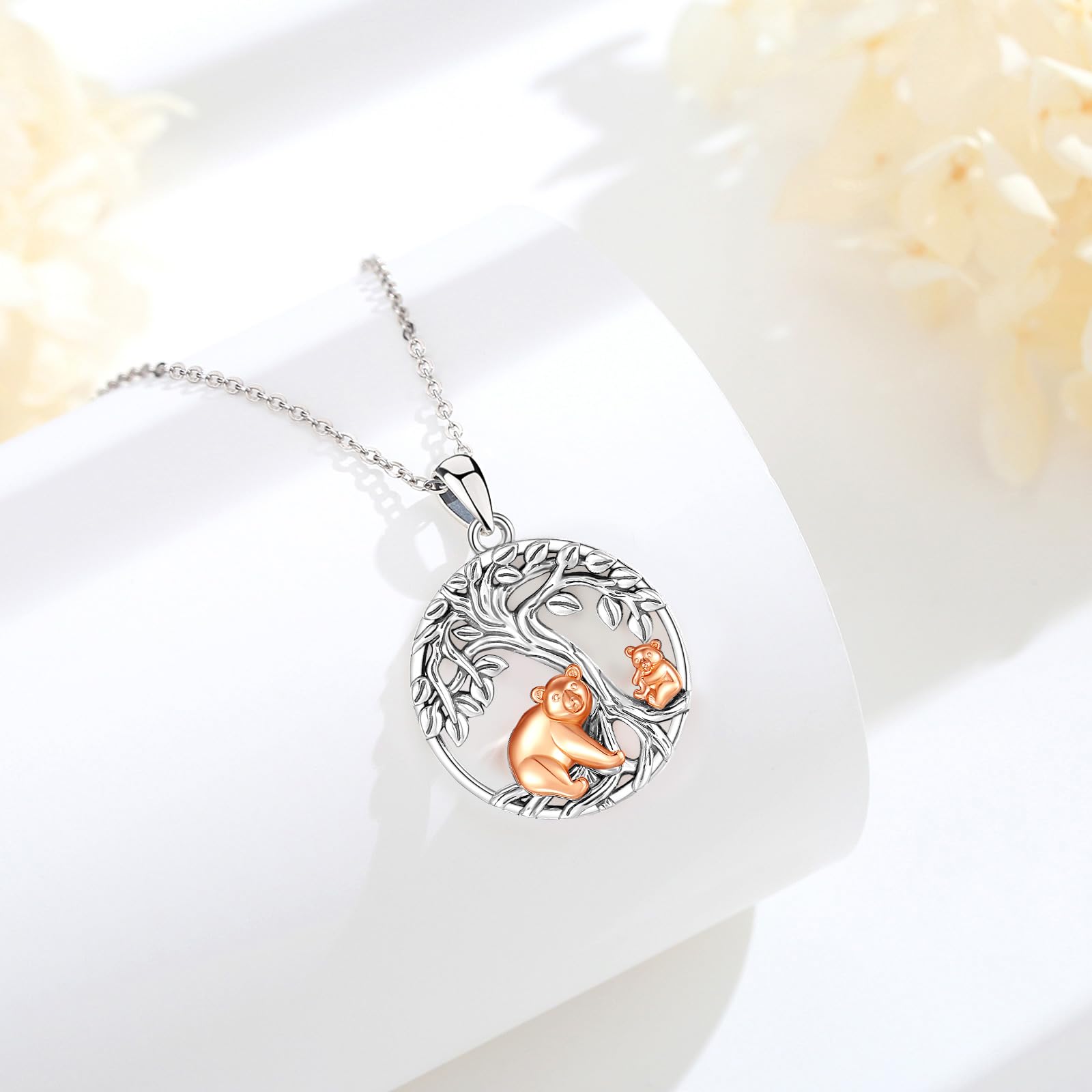 INFUSEU Regalos Para Mamá, Mamá E Hijas Collar Originales Colgante Madre Joyería Regalo