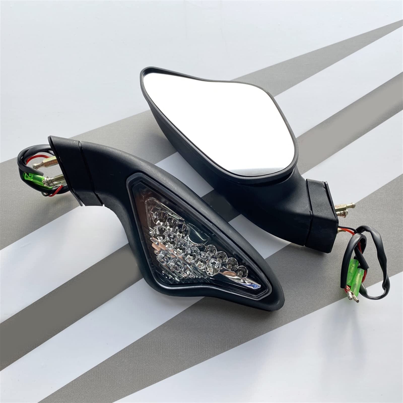 Signal lumineux de rétroviseur de moto pour rouler de nuit en Ducati
